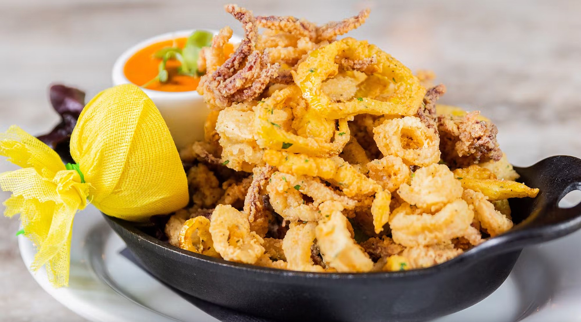 Crispy calamari